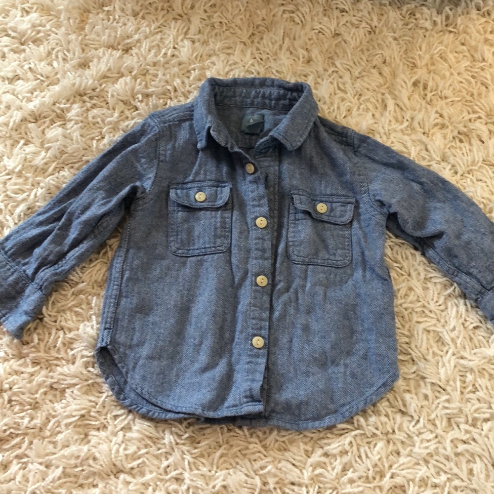 Chambray button down